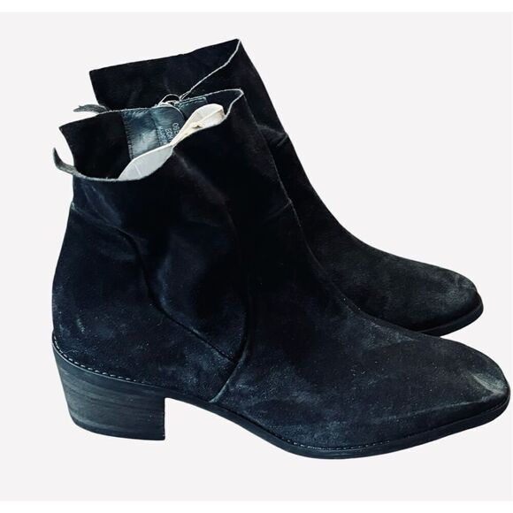 Paul Green Pull On Black Suede Bootie NWOB Size 6 1/2 or US 9 - Picture 3 of 6